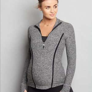Beyond Yoga Zip Front Maternity Pullover